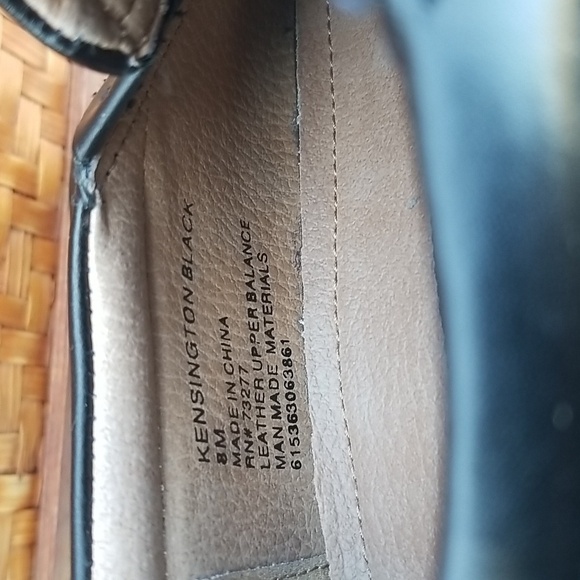 Croft & Barrow Men's Black Leather Slip-On Shoes 8M - Picture 6 of 7